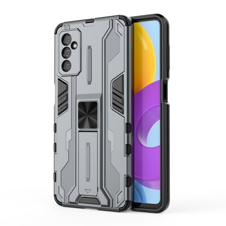 For Samsung Galaxy M52 5G Supersonic PC + TPU Shock-proof Phone Case with Holder