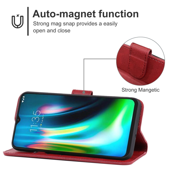 Leather Phone Case For Lenovo K12 Note / Motorola Moto G9 & G9 Play & E7 Plus