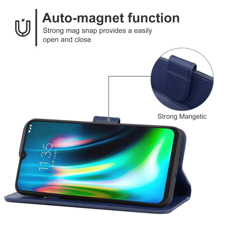 Leather Phone Case For Lenovo K12 Note / Motorola Moto G9 & G9 Play & E7 Plus