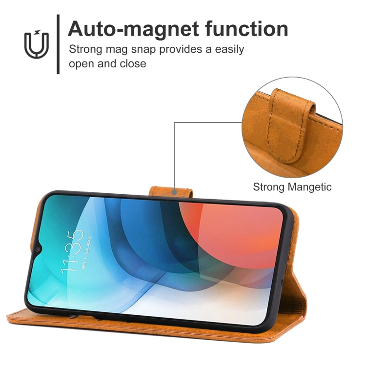 Leather Phone Case For Lenovo K13 / Motorola Moto E7 Power 4G & E7i Power