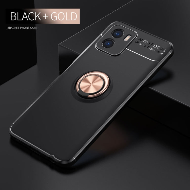 For vivo Y15 4G Metal Ring Holder 360 Degree Rotating TPU Phone Case