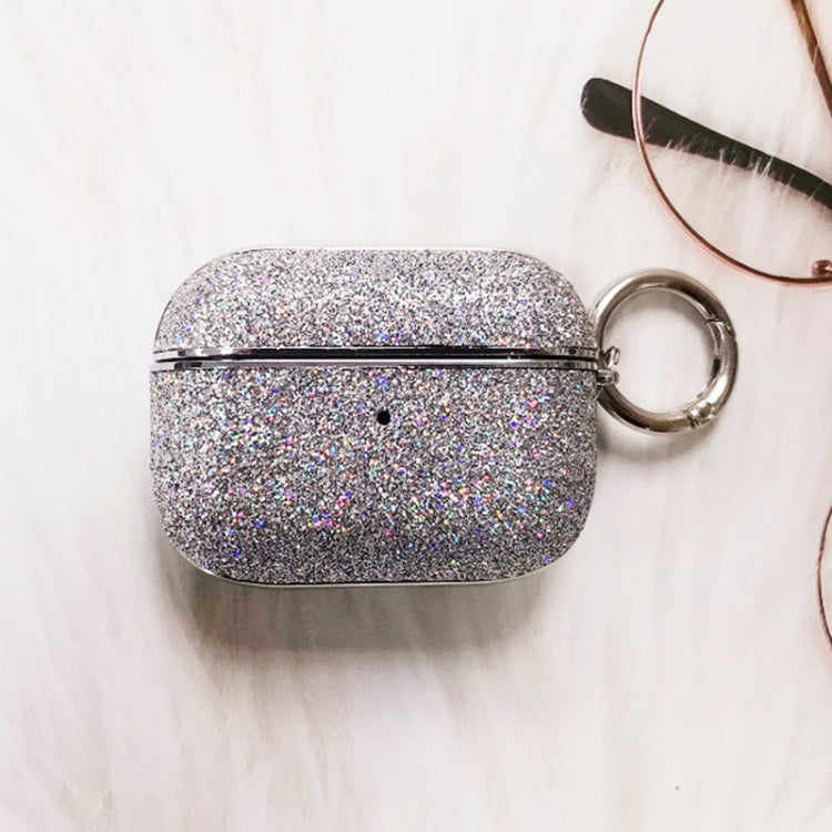 Electroplating Glitter Powder Wireless Earphone Protective Case For AirPods Pro