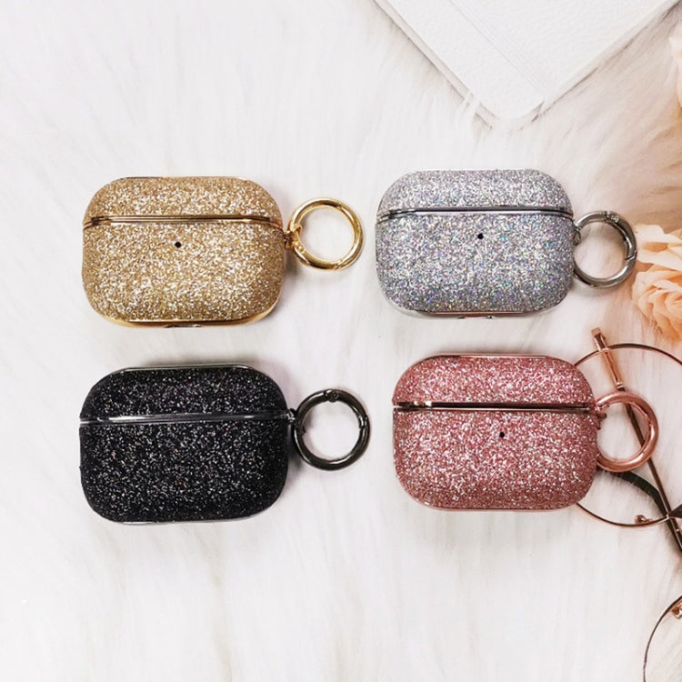 Electroplating Glitter Powder Wireless Earphone Protective Case For AirPods Pro