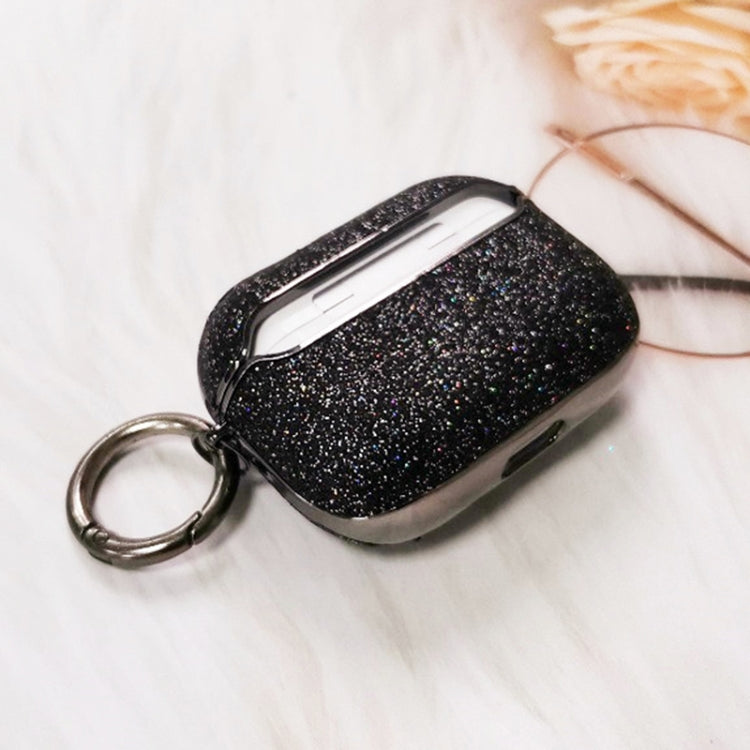 Electroplating Glitter Powder Wireless Earphone Protective Case For AirPods Pro