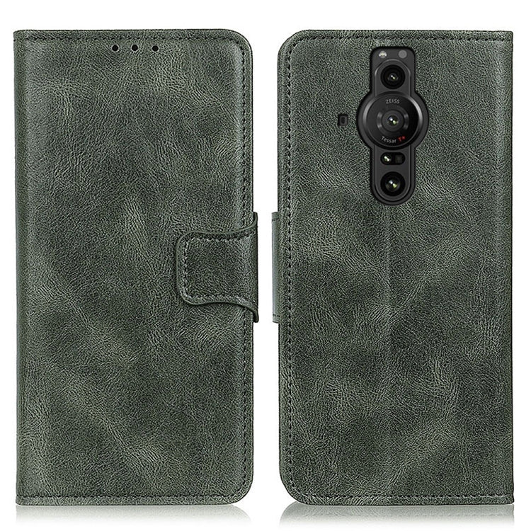 For Sony Xperia Pro-I Mirren Crazy Horse Texture Horizontal Flip Leather Phone Case with Holder & Card Slots & Wallet