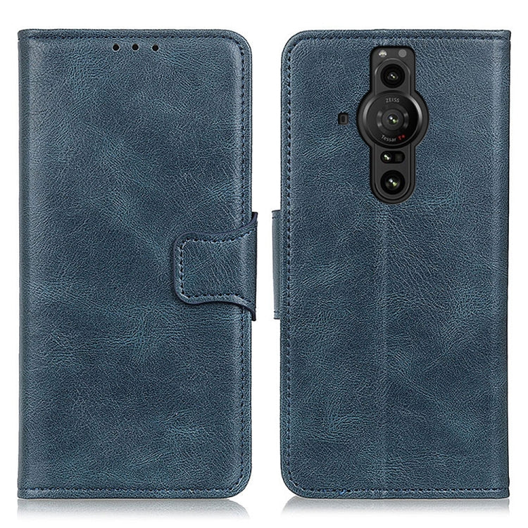 For Sony Xperia Pro-I Mirren Crazy Horse Texture Horizontal Flip Leather Phone Case with Holder & Card Slots & Wallet