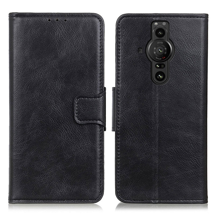 For Sony Xperia Pro-I Mirren Crazy Horse Texture Horizontal Flip Leather Phone Case with Holder & Card Slots & Wallet