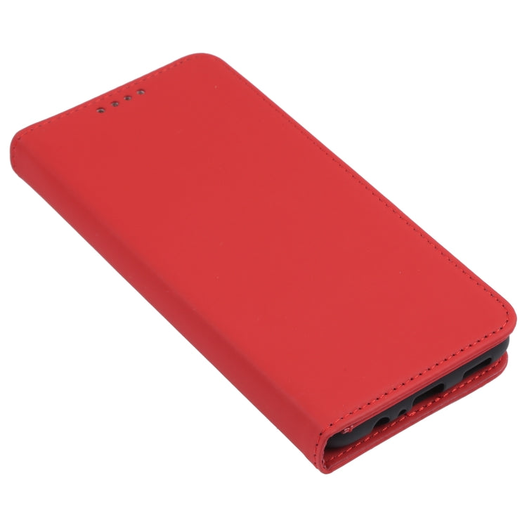 For Samsung Galaxy A13 5G / A04s Strong Magnetism Liquid Feel Horizontal Flip Leather Phone Case with Holder & Card Slots & Wallet