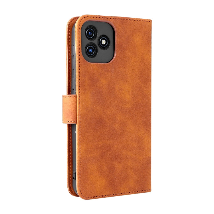 For Blackview Oscal C20 Solid Color Skin Feel Magnetic Buckle Horizontal Flip PU Phone Case