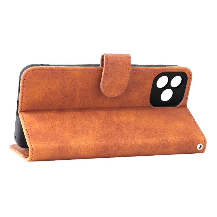 For Blackview Oscal C20 Solid Color Skin Feel Magnetic Buckle Horizontal Flip PU Phone Case
