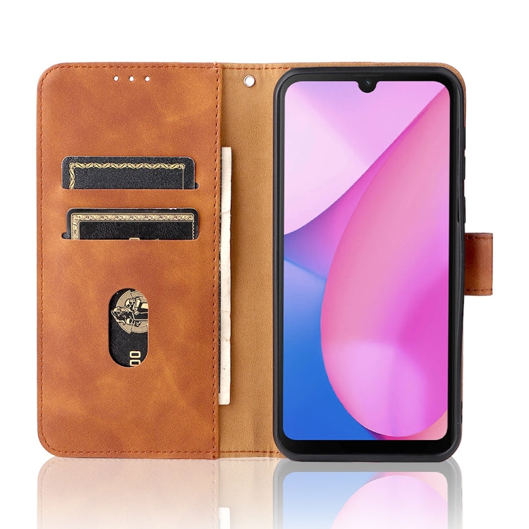 For Blackview Oscal C20 Solid Color Skin Feel Magnetic Buckle Horizontal Flip PU Phone Case