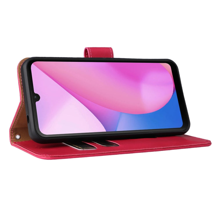 For Blackview Oscal C20 Solid Color Skin Feel Magnetic Buckle Horizontal Flip PU Phone Case