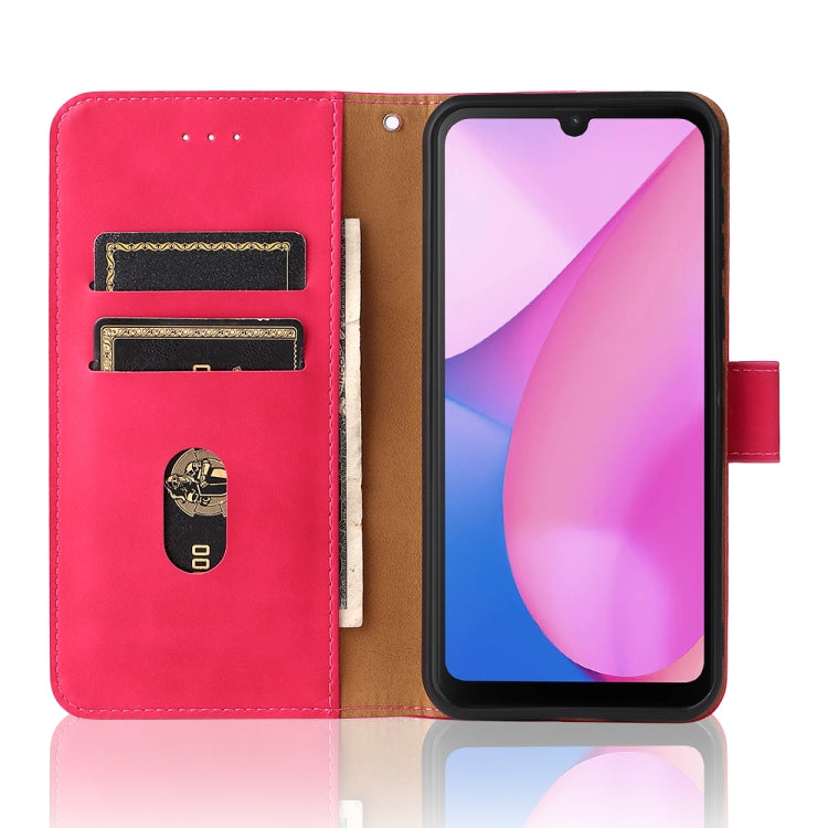 For Blackview Oscal C20 Solid Color Skin Feel Magnetic Buckle Horizontal Flip PU Phone Case