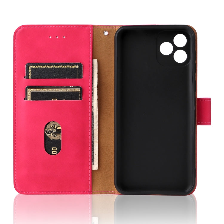 For Blackview Oscal C20 Solid Color Skin Feel Magnetic Buckle Horizontal Flip PU Phone Case