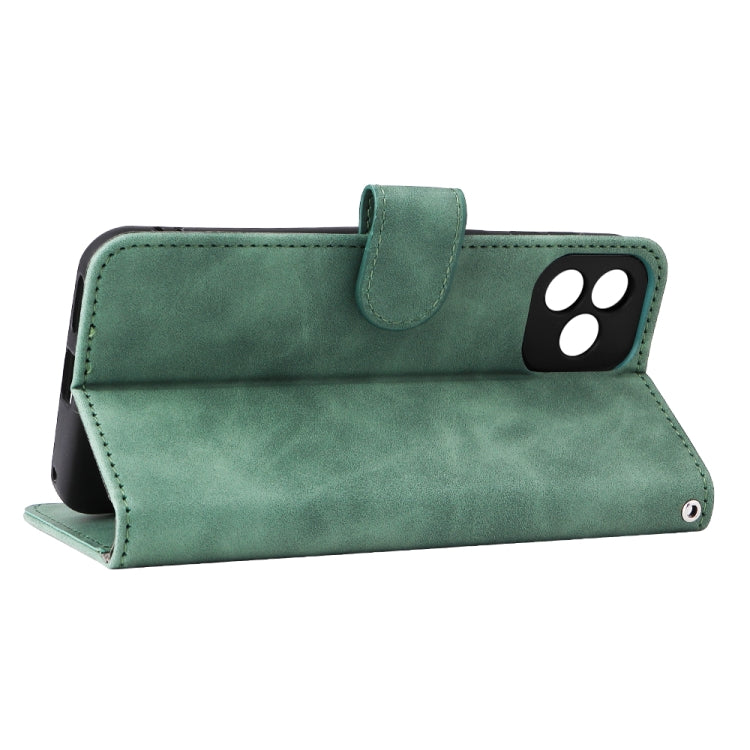 For Blackview Oscal C20 Solid Color Skin Feel Magnetic Buckle Horizontal Flip PU Phone Case
