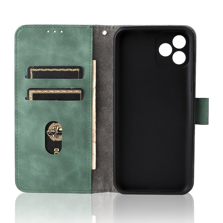 For Blackview Oscal C20 Solid Color Skin Feel Magnetic Buckle Horizontal Flip PU Phone Case