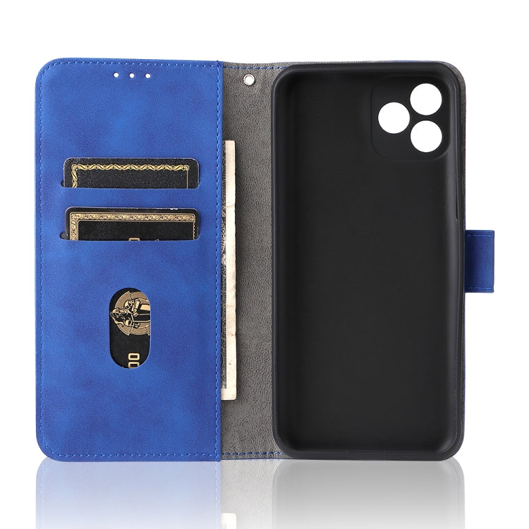 For Blackview Oscal C20 Solid Color Skin Feel Magnetic Buckle Horizontal Flip PU Phone Case