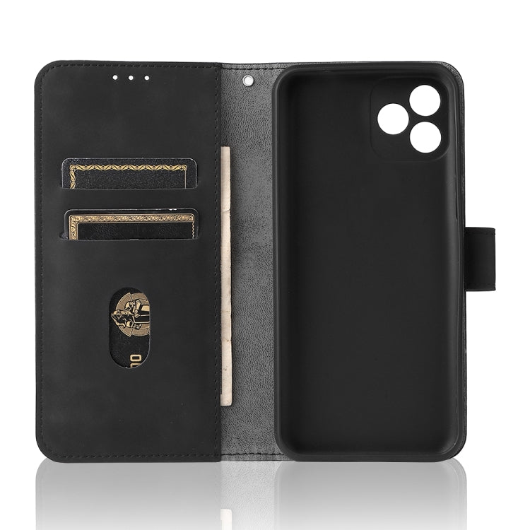 For Blackview Oscal C20 Solid Color Skin Feel Magnetic Buckle Horizontal Flip PU Phone Case