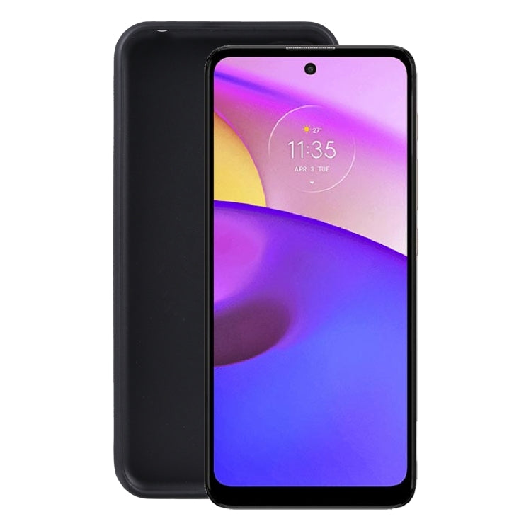TPU Phone Case For Motorola Moto E40/E30/E20 (Frosted Black)
