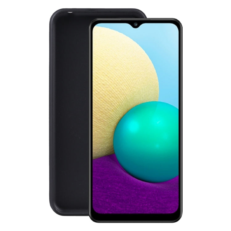 TPU Phone Case For Samsung Galaxy A03 Global Version 164.27mm (Frosted Black)