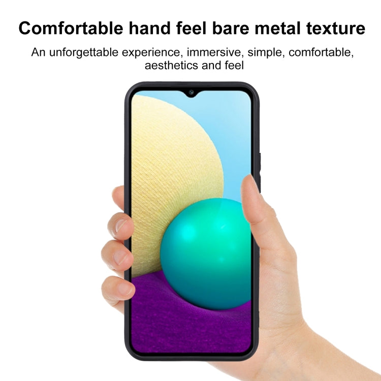 TPU Phone Case For Samsung Galaxy A03 Global Version 164.27mm (Frosted Black)