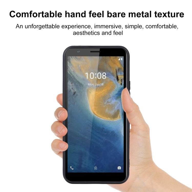 TPU Phone Case For ZTE Blade A31 Plus (Frosted Black)