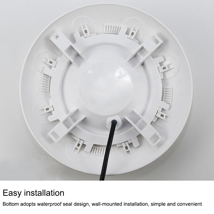 24W ABS Plastic Swimming Pool  Wall Lamp Underwater Light(Colorful+Remote Control)