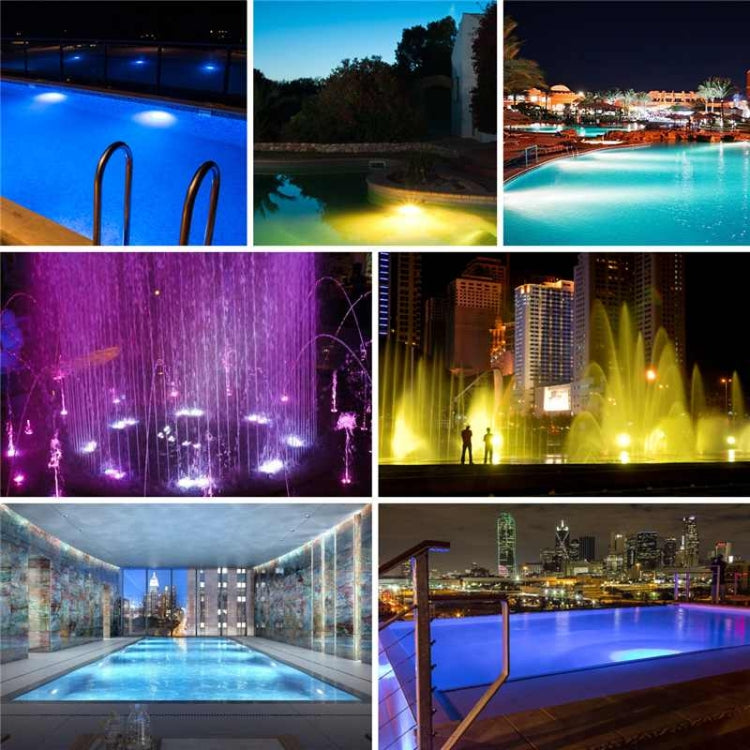 12x3W ABS Plastic Swimming Pool  Wall Lamp Underwater Light(Colorful+Remote Control)