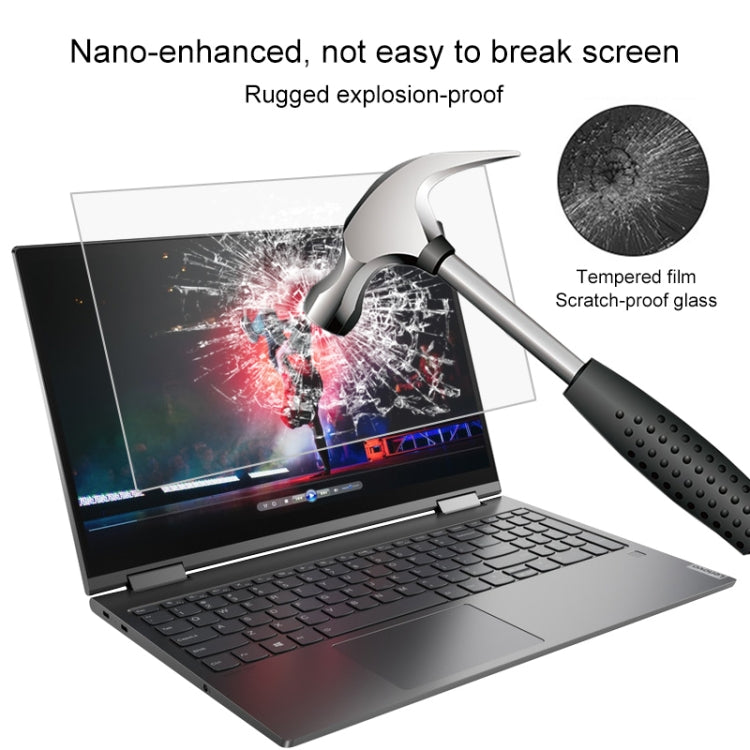 For Lenovo Yoga C740 15.6 inch Laptop Screen HD Tempered Glass Protective Film