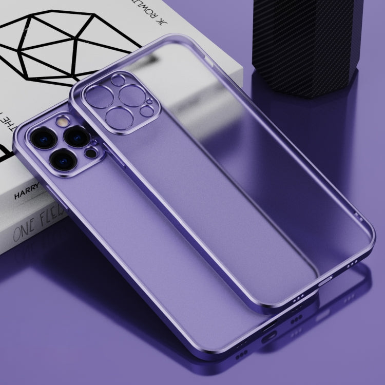 For iPhone 13 Pro Electroplated Frosted Phone Case