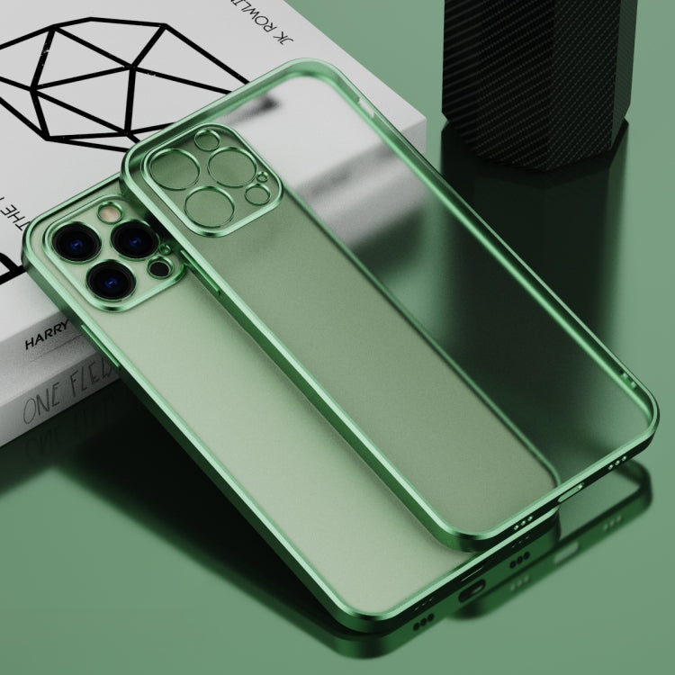 For iPhone 13 Pro Electroplated Frosted Phone Case