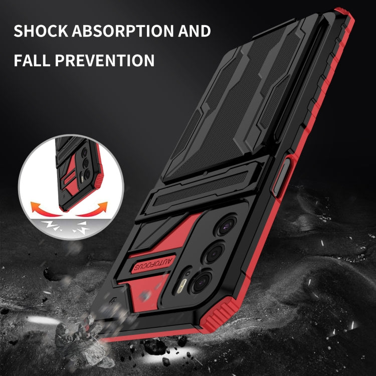 For OPPO A16 Kickstand Armor Card Wallet Phone Case