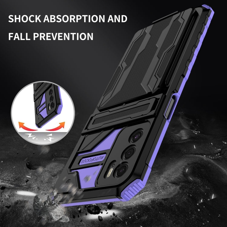 For OPPO A16 Kickstand Armor Card Wallet Phone Case