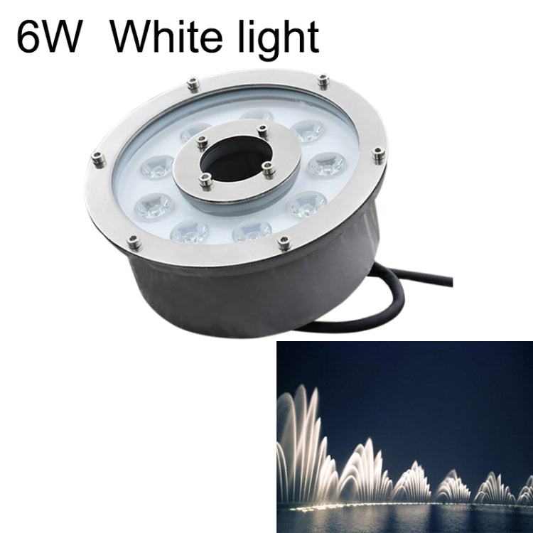 6W Landscape Ring LED Aluminum Alloy Underwater Fountain Light