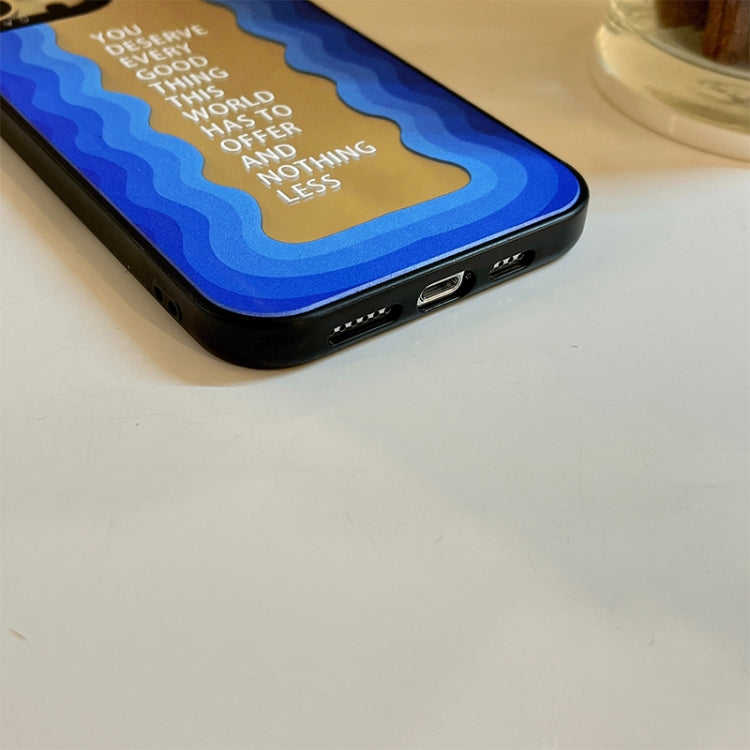 For iPhone 13 Mirror Series TPU Phone Case(Blue)