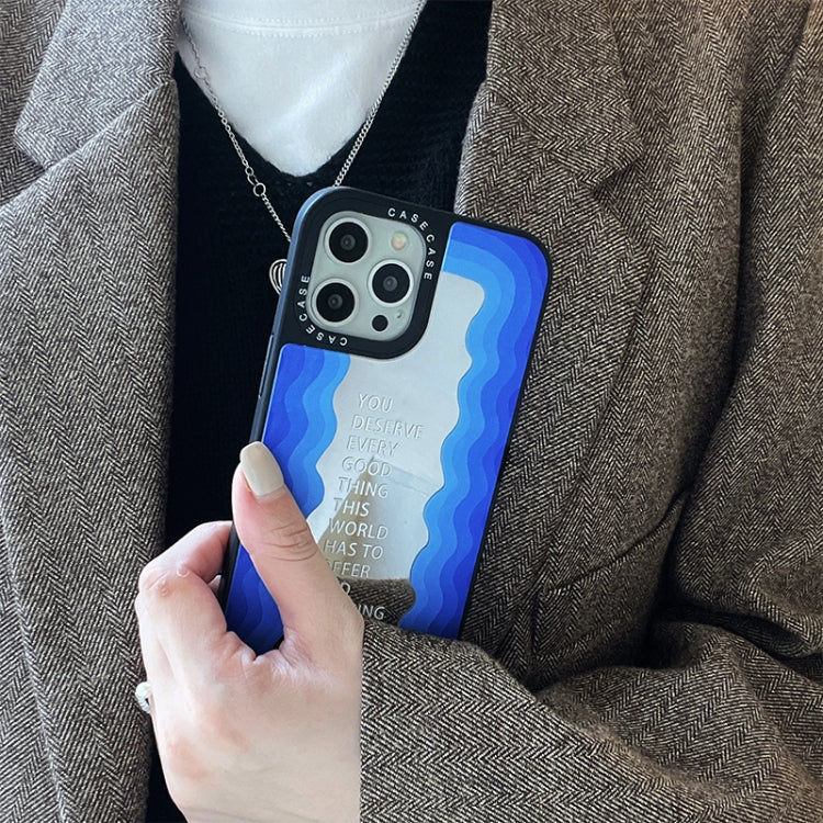 For iPhone 13 Pro Mirror Series TPU Phone Case (Blue)
