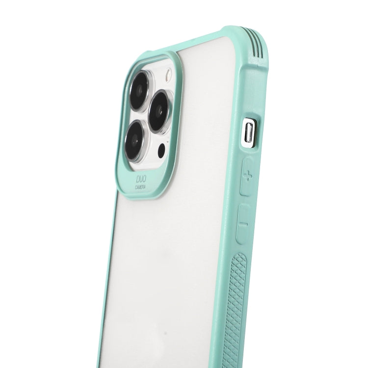 For iPhone 13 Pro Max Macaron Color Phone Case with Lanyard