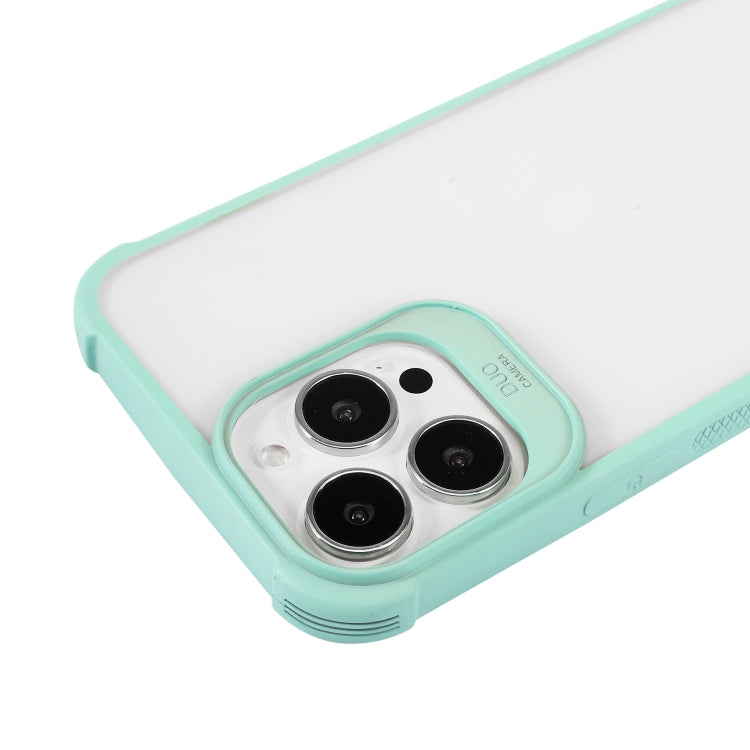For iPhone 13 Pro Max Macaron Color Phone Case with Lanyard