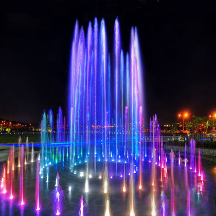 9W Landscape Colorful Color Changing Ring LED Aluminum Alloy Underwater Fountain Light(Colorful)