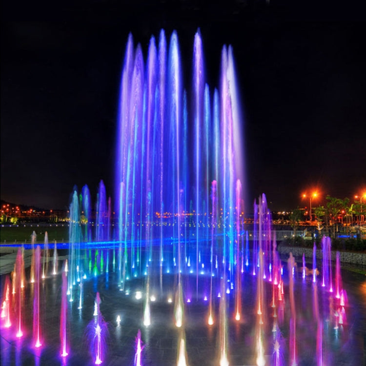 12W Landscape Colorful Color Changing Ring LED Aluminum Alloy Underwater Fountain Light(Colorful)