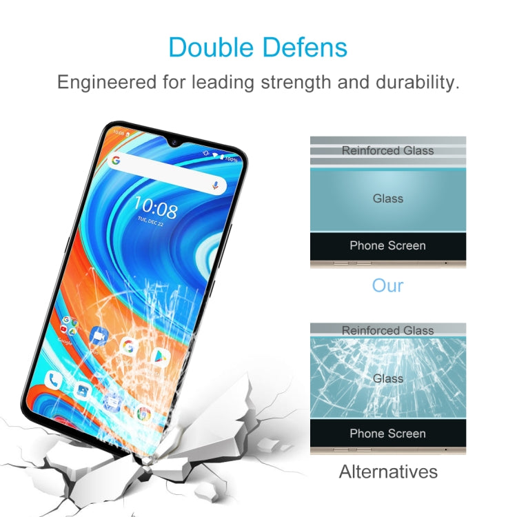 0.26mm 9H 2.5D Tempered Glass Film For Umidigi A9