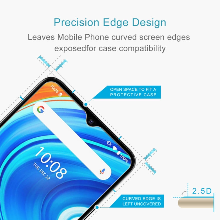 10 PCS 0.26mm 9H 2.5D Tempered Glass Film For Umidigi A9