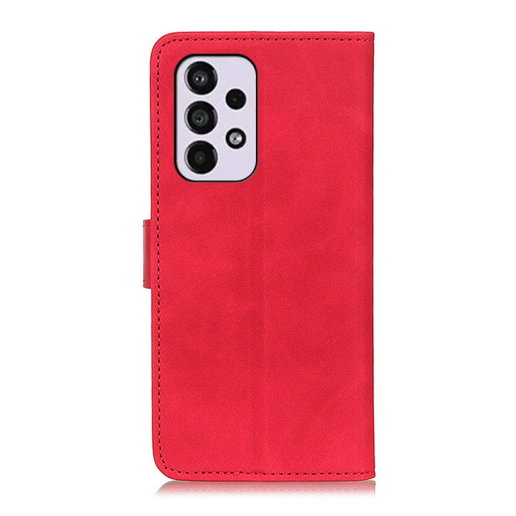 For Samsung Galaxy A33 5G KHAZNEH Retro Texture PU + TPU Horizontal Flip Leather Phone Case with Holder & Card Slots & Wallet