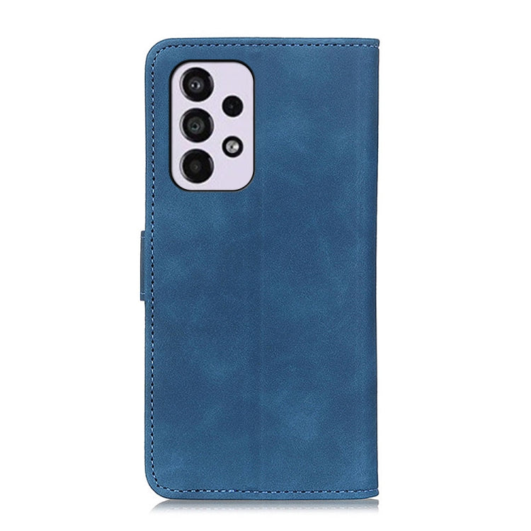 For Samsung Galaxy A33 5G KHAZNEH Retro Texture PU + TPU Horizontal Flip Leather Phone Case with Holder & Card Slots & Wallet