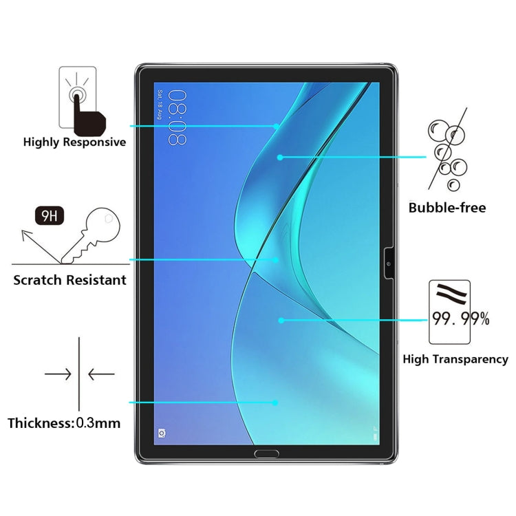 9H 2.5D Explosion-proof Tempered Tablet Glass Film For Huawei MediaPad M5 10 Pro