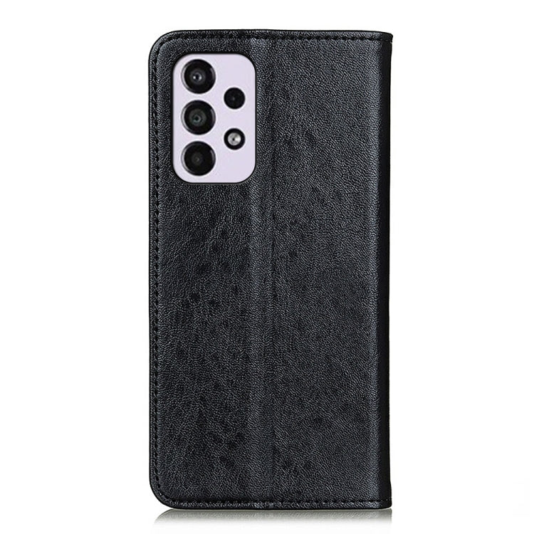 For Samsung Galaxy A33 5G Magnetic Crazy Horse Texture Horizontal Flip Leather Phone Case with Holder & Card Slots & Wallet