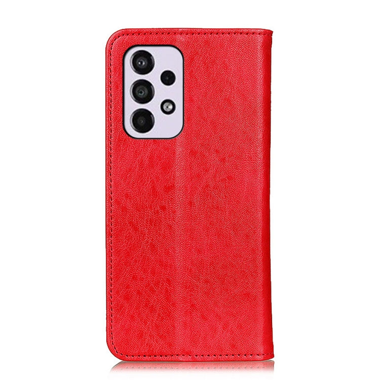 For Samsung Galaxy A33 5G Magnetic Crazy Horse Texture Horizontal Flip Leather Phone Case with Holder & Card Slots & Wallet