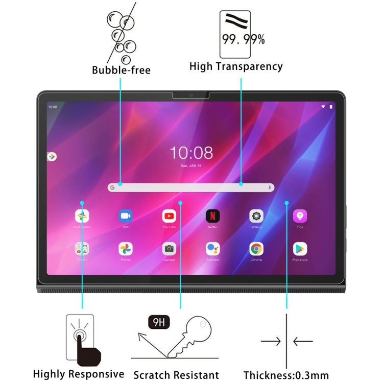 2 PCS 9H 2.5D Explosion-proof Tempered Tablet Glass Film For Lenovo Yoga Tab 11