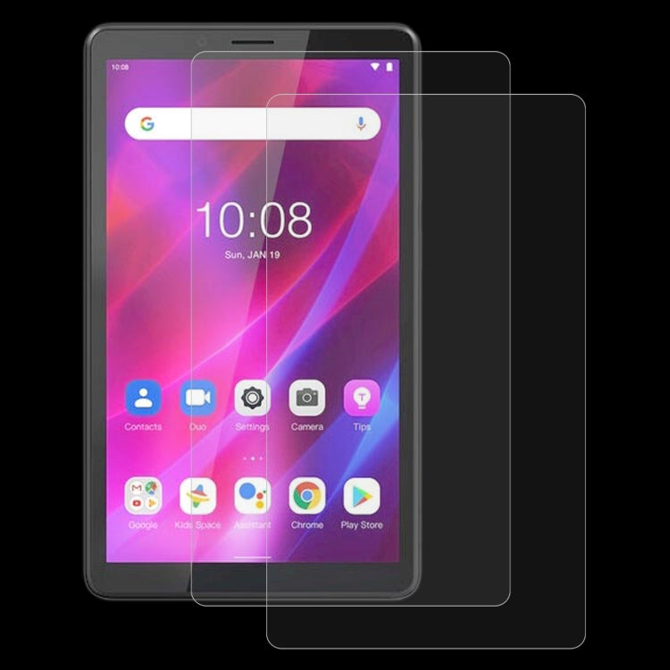 2 PCS 9H 2.5D Explosion-proof Tempered Tablet Glass Film For Lenovo Tab M7 3rd Gen