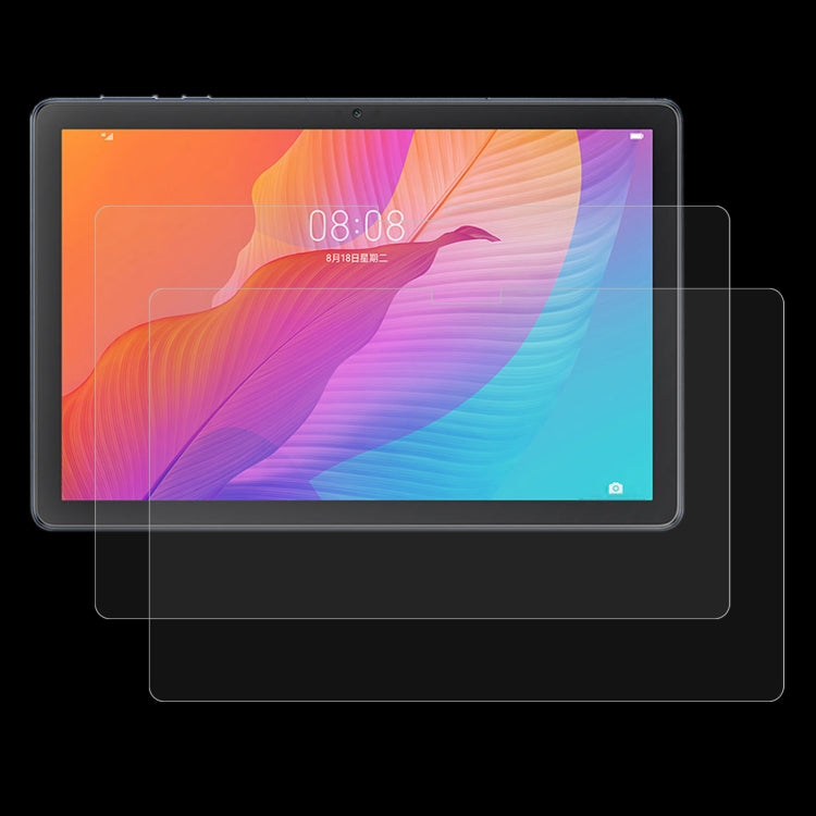 2 PCS 9H 2.5D Explosion-proof Tempered Tablet Glass Film For Huawei MatePad T 10s / T 10 / Enjoy 2 / Teclast P40HD / M40 Plus / Blackview Tab 12 Pro / Oscal Pad 10 / Oscal Pad 13 / Itel Pad One